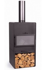 Cheminée dans le Jardin Vento Gartenofen Hauteur 150 CM À Chauffer Et Grillades