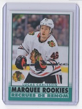 2020-21 O-Pee-Chee Lucas Carlsson Rookie Chicago Blackhawks #520