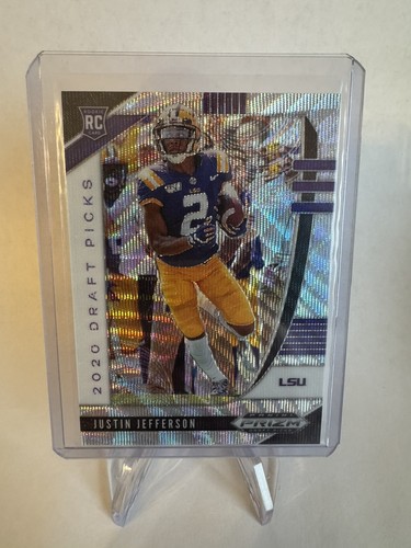 Justin Jefferson #126 2020 Panini Prizm Draft Picks card