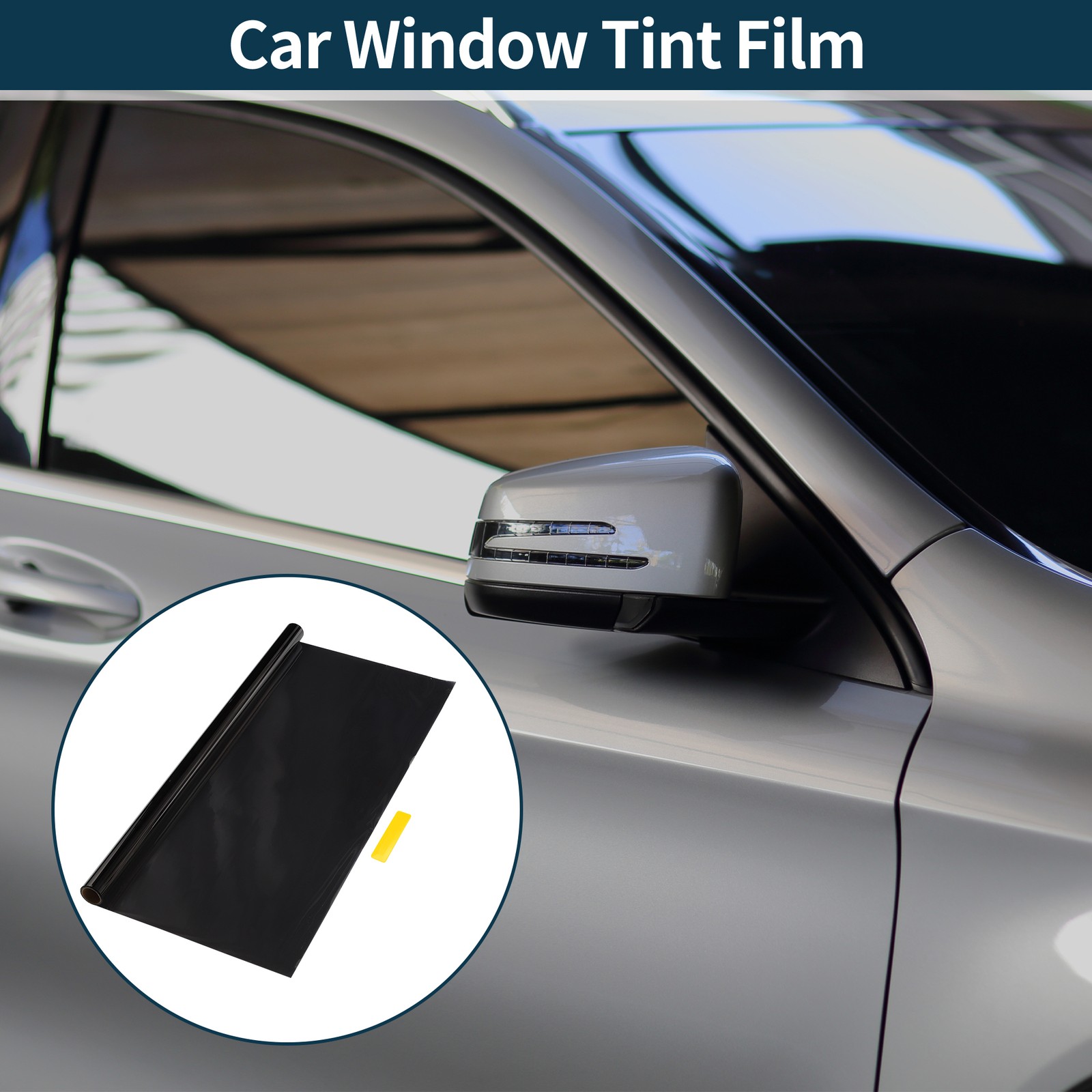 Nano Ceramic Car Window Tint Film 5ft x 30in 18% VLT 85% UVR Black Silver