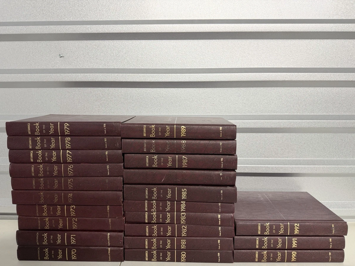 Britannica Book Of The Year In Antiquarian & Collectible Books for