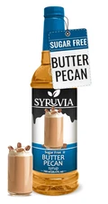 Sugar-Free Butter Pecan Coffee Syrup - 25.4 Fl Oz Premium Coffee Flavoring Syrup