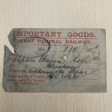 Wagon. Label.    (   G. C. R.    1901.  )