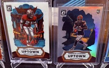 Deion Sanders 2025 Donruss Optic /25 Uptown White Pandora Prizm & Uptown Shedeur