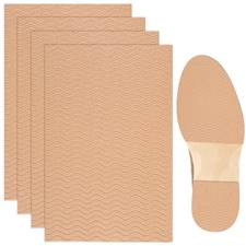 ElevateTech 4Pcs Non-Slip Shoes Pads Brown Sole Protectors Adhesive Shoe Sole...