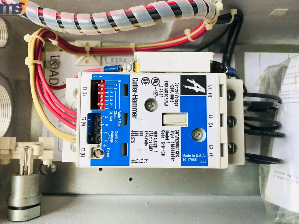 COOPER CROUSE-HINDS TYPE 3R EBMC SERIES ENCLOSURE & CUTLER HAMMER STARTER #NEW - Image 4 of 4