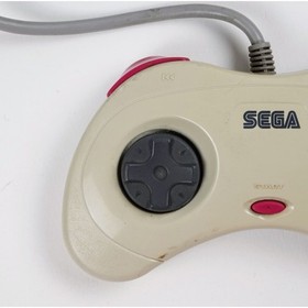 Sega Saturn White Controller Game Pad Working Tested US SELLER Yellow [B]