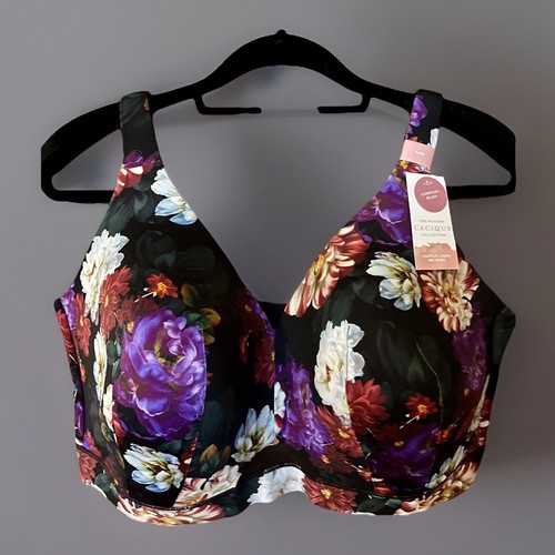Cacique by Lane Bryant Comfort Bliss Full Coverage No-Wire Bra 44G NWT