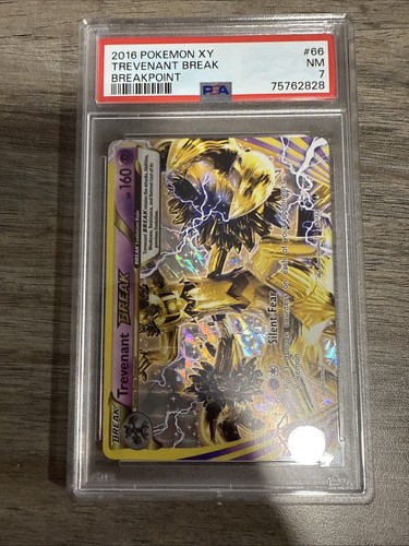 Trevenant BREAK graded PSA 7 for sale on eBay