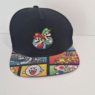 Super Mario Bros. Baseball Cap Adjustable Hat Snapback Size Youth/Teens Nintendo