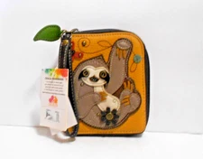 Chala Sloth Zip Around Wallet Wristlet -  "NWT"
