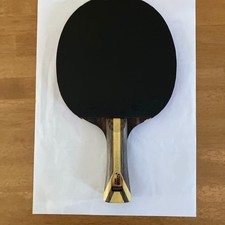 Double Happiness 9002 Table Tennis Racket Red Monkey Spin Rubber Flared Grip