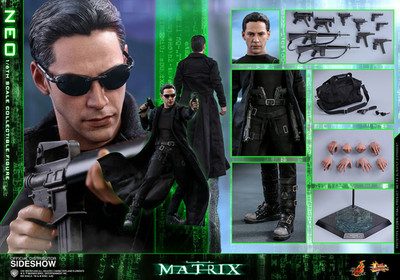 Hot Toys_The Matrix Neo Keanu Reeves 12 inch 16 Action Figure_MMS466_USED