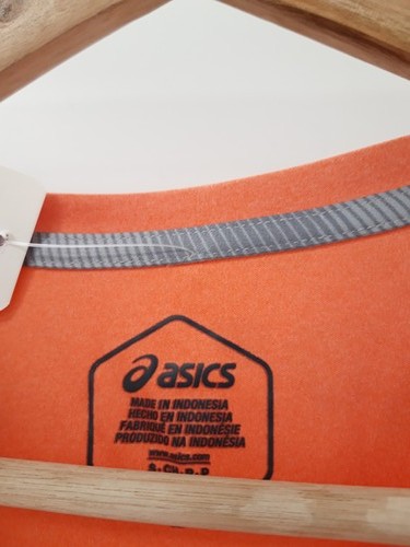 ASICS Ladies UK Size Small Light Orange Activewear Running/Workout Top Pre Loved - Picture 6 of 10