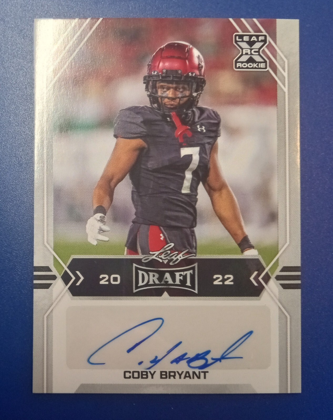 2022 Leaf Draft Autographs Coby Bryant Rookie Auto Cincinnati Bearcats #BA-CB2