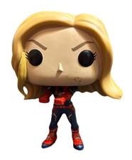 Funko Pop! Figura Vinilo Capitana Marvel #459 Vengadores Coleccionable Suelta Sin Caja