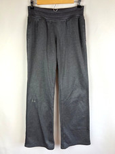 Under Armour Women's Gray Storm Fleece Fitness Sweatpants Semi-Fitted Small S