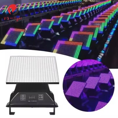 New 90W RGB Pixel Led Panel Light Dmx Flash Wash Moving Head Stage Strobe Light