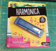 10 Hole light weight plastic harmonica Fun for kids to learn music scales