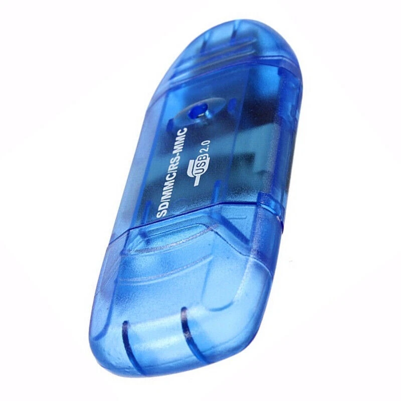 200x USB 2.0 Reader for SD HC SDHC Adaptor Memory Card Writer Adapter Portable - Image 2 of 4