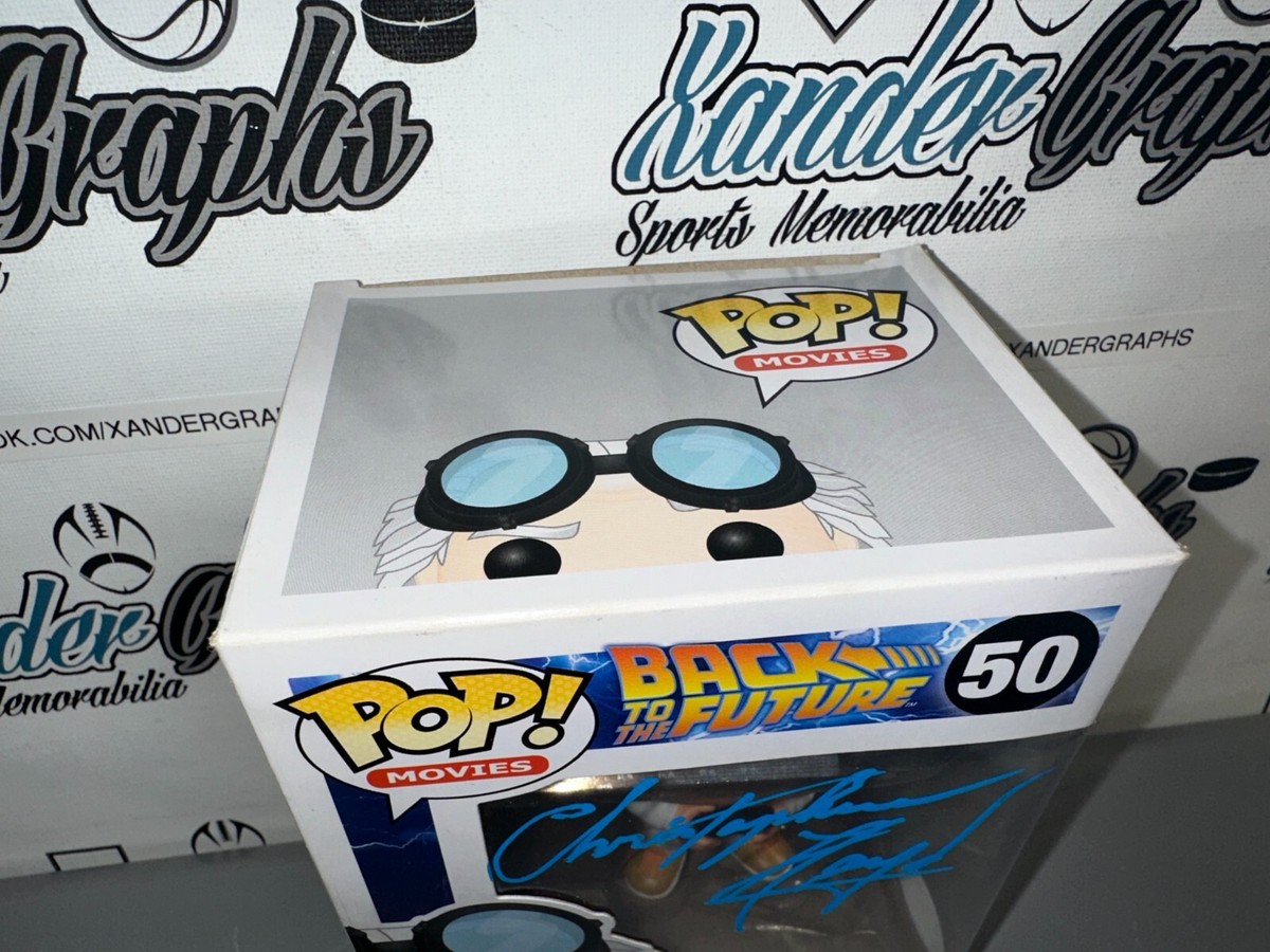Bob Gale Signed "Back To The Future" #50 Dr. Emmett Brown Funko Pop Bob Gale Signed "Back To The Future" #50 Dr. Emmett Brown Funko Pop
