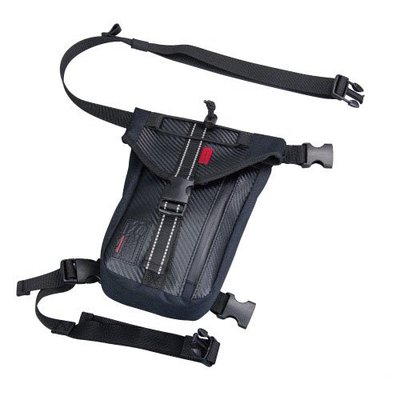 Komine WATERPROOF Leg Bag SA-211 09-211 BLACK Japan