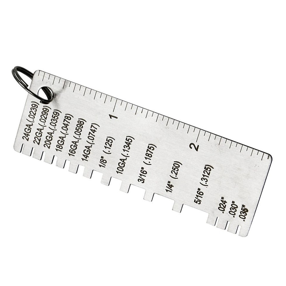 Portable Stainless Steel Thickness Gauge for Welding and Construction