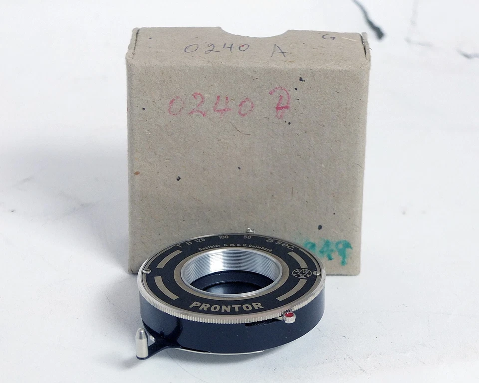 Prontor 0240 Shutter Gauthier Fotoverschlusse 1949 NEW NOS - Image 3 of 3
