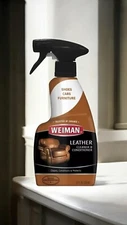 Weiman Leather Cleaner and Conditioner for Furniture - Cleans Conditions 12oz