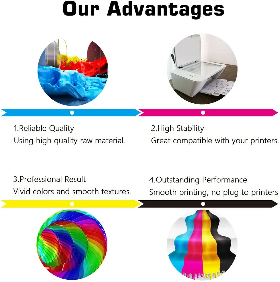 Bulk 800ML Koala Ink Refill Kits for All Inkjet Printers HP Canon Epson Brother - Image 4 of 4