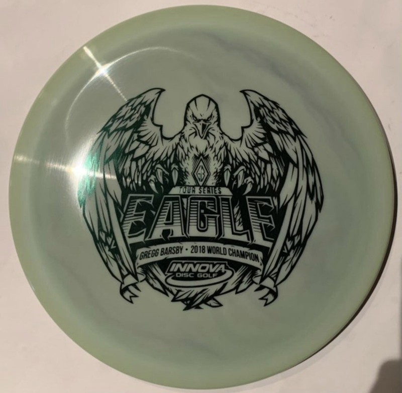 SWIRLED STAR EAGLE 2020 BARSBY TOUR SERIES DISC GOLF 173 - 175 GRAMS