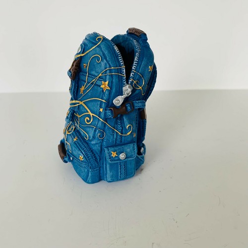 Vintage Ceramic Blue Detailed Backpack Coin Bank - Picture 4 of 9