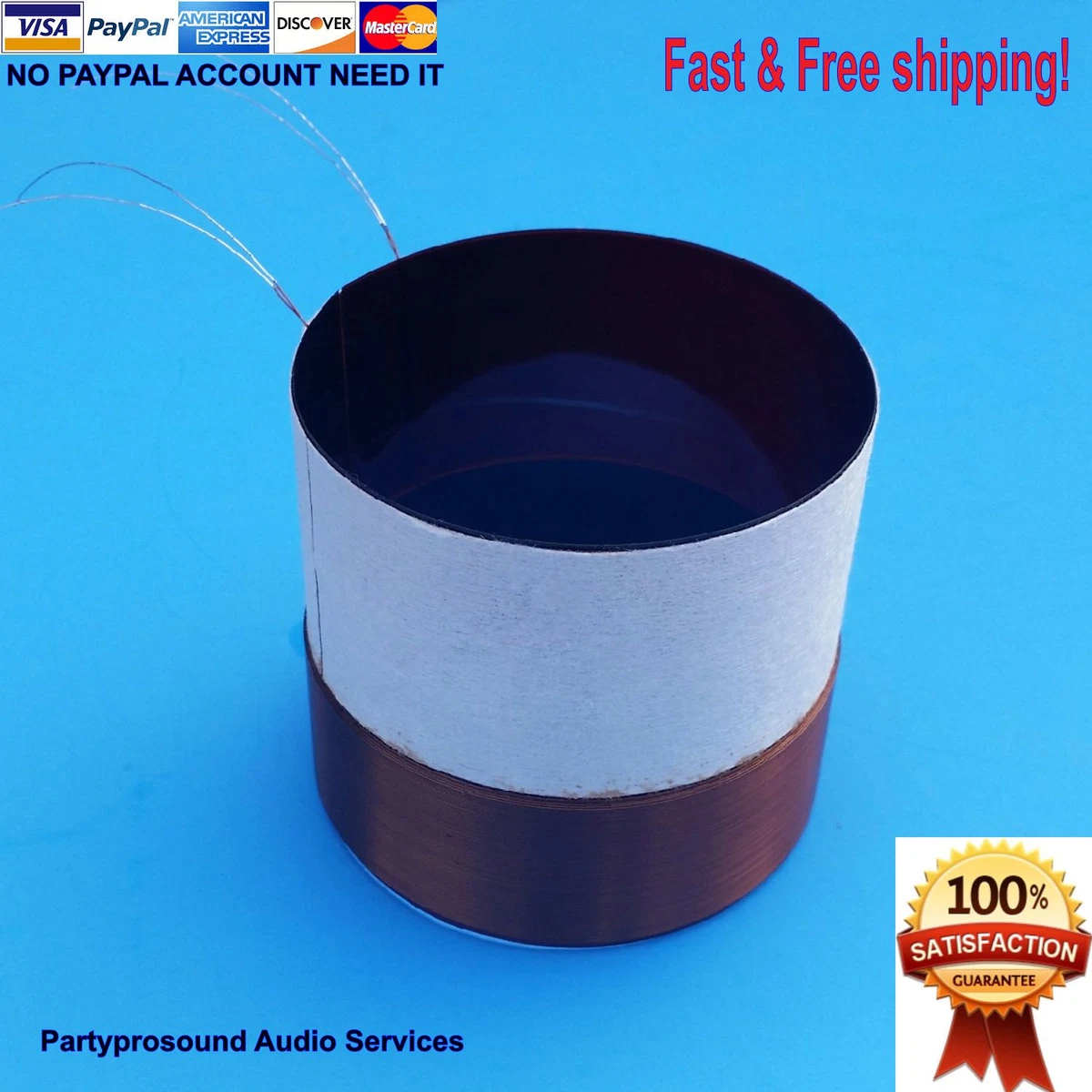 voice coil for Cerwin Vega 189SW subwoofer 8 ohms 189SC L189W