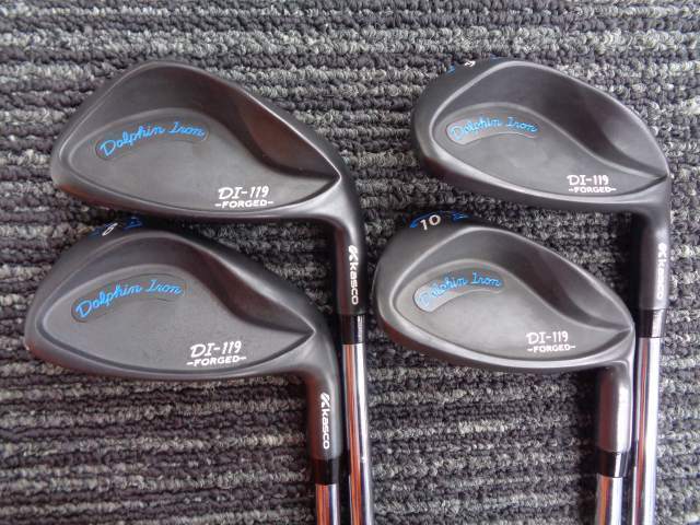 Golf Iron Set Kasco DI-119 Dolphin Black N.S.PRO ZELOS8 (S) 4pcs 7