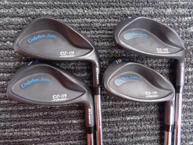 Golf Iron Set Kasco DI-119 Dolphin Black N.S.PRO ZELOS8 (S) 4pcs 7-10 JAPAN - Image 2 of 4