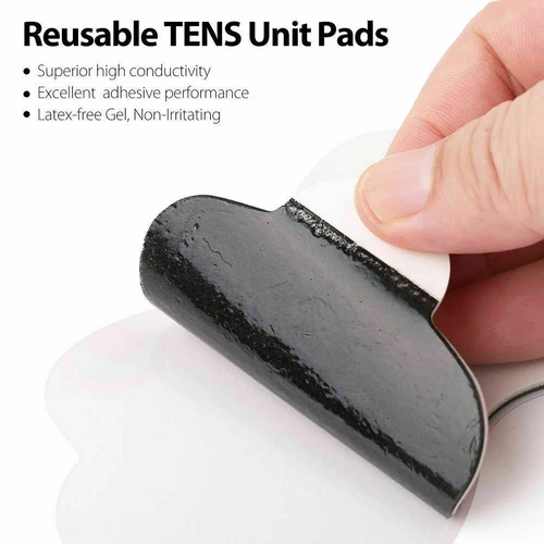 50PCS Massager & Electrode Snap On Replacement Pads For Pulse Tens Unit US - Picture 8 of 17