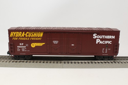 O Scale MTH 50' Double Door Box Car w/ EOT Beacon Southern Pacific SP 693349