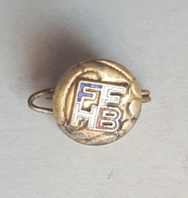 Insigne boutonnière émaillé FFCAC Fédération Française des Coloniaux et Anciens Coloniaux - Collection