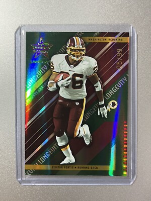 Clinton Portis Washington Redskins Donruss Leaf Rookies & Stars NFL 2004 SP /99