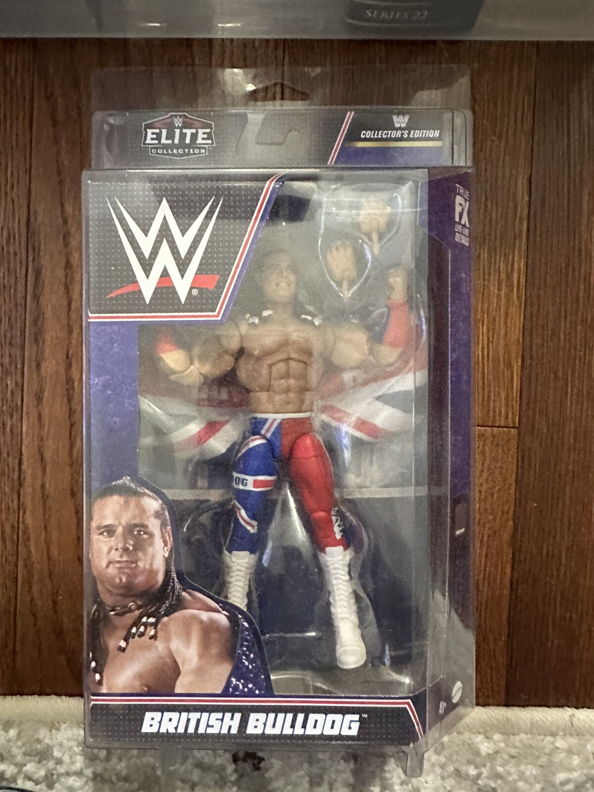 WWE Mattel Elite Collection Series 94 Collector's Edition British Bulldog Figure