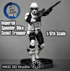 HKD 3D 1/6 Scale Imperial Speeder Bike Scout Trooper kit — photo 1