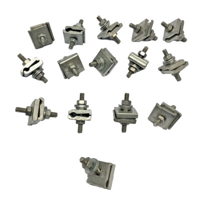 Lot Of 15, MacLean MSI SI-2175, D Cable Lashing Clamp Bug Nut