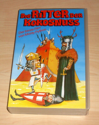 VHS Film - Die Ritter der Kokosnuss - Monty Python - Komödie - Videokassette