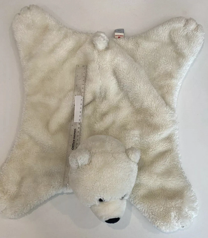 GUND Sobre Rojo Cómodo Acogedor Oso Polar 46105 Blanco Suave Empuje Bebé Mat Juguete Foto 2 de 4