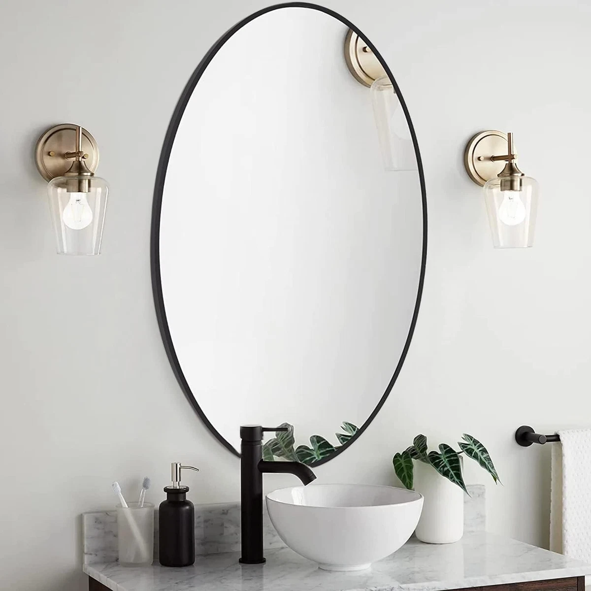 Mounted on sale vanity mirror
