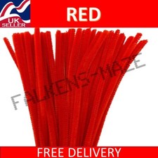 Chenille Craft Stems Pipe Cleaners for Crafts 12 Colours 30cm  10-500 Stems