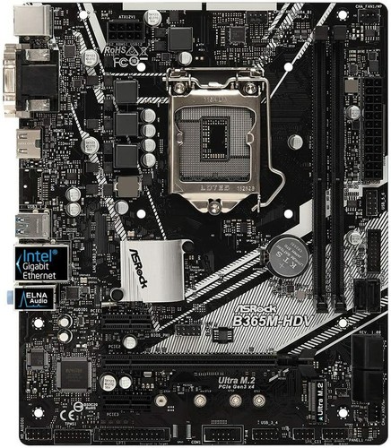 FOR ASRock B365M-HDV Motherboard 8/9th Generation I5-9400 DDR4 64GB 1151PIN - Picture 2 of 6