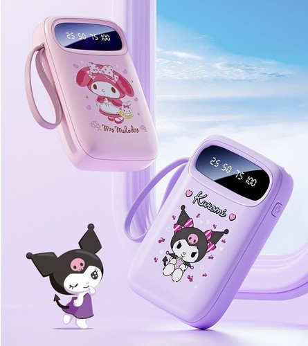 Sanrio Kuromi Portable Charger 10000mAh Ultra-Fast Charging Power Bank - 第 13/15 張圖片