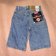 Vintage 1990  s Levis 550 Boys Shorts, Deadstock NWT, Size 12 W26