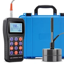 US Portable Hardness Tester Kit w/ Test Block Pen Type Richter Hardness Tester